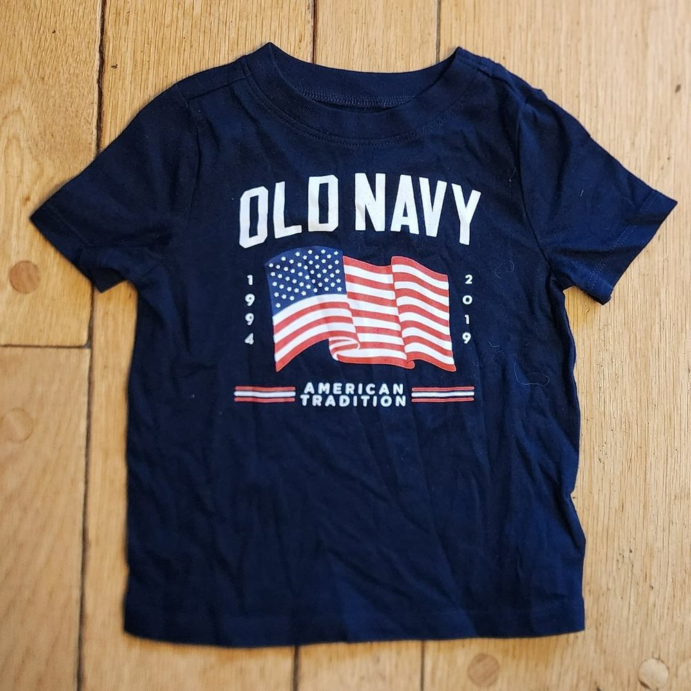 Old Navy American Tradition 25th Anniversary T-Shirt Size 18-24 Months - Picture 3 of 10